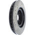 127.35091L by CENTRIC - Slotted Drilled Rotor