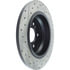Centric 127.35098CL Disc Brake Rotor Sportstop Cryo Drilled & Slotted Rotor, Left