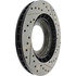 127.37020R by CENTRIC - Slotted Drilled Rotor