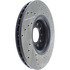 Centric 127.38014R Disc Brake Rotor Slotted Drilled Rotor