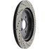 127.65137R by CENTRIC - Slotted Drilled Rotor