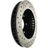 Centric 127.66009CL Disc Brake Rotor Sportstop Cryo Drilled & Slotted Rotor, Left