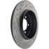 Centric 127.65094CL Disc Brake Rotor Sportstop Cryo Drilled & Slotted Rotor, Left