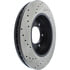Centric 127.65100CL Disc Brake Rotor Sportstop Cryo Drilled & Slotted Rotor, Left
