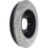 Centric 127.65100CR Disc Brake Rotor Sportstop Cryo Drilled & Slotted Rotor, Right