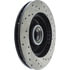Centric 127.66016CR Disc Brake Rotor and Hub Assembly Sportstop Cryo Drilled & Slotted Rotor, Right