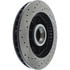 Centric 127.66027L Disc Brake Rotor and Hub Assembly Slotted Drilled Rotor