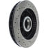 Centric 127.66027R Disc Brake Rotor and Hub Assembly Slotted Drilled Rotor