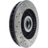 Centric 127.66035CR Disc Brake Rotor and Hub Assembly Sportstop Cryo Drilled & Slotted Rotor, Right