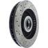 Centric 127.66035CL Disc Brake Rotor and Hub Assembly Sportstop Cryo Drilled & Slotted Rotor, Left