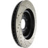 Centric 127.66069CR Disc Brake Rotor Sportstop Cryo Drilled & Slotted Rotor, Right