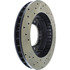 Centric 127.67005CL Disc Brake Rotor Sportstop Cryo Drilled & Slotted Rotor, Left
