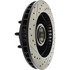 Centric 127.67030CL Disc Brake Rotor and Hub Assembly Sportstop Cryo Drilled & Slotted Rotor, Left