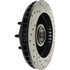 Centric 127.67030CR Disc Brake Rotor and Hub Assembly Sportstop Cryo Drilled & Slotted Rotor, Right