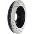 Centric 127.67048R Disc Brake Rotor Slotted Drilled Rotor