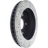 Centric 127.67050CR Disc Brake Rotor Sportstop Cryo Drilled & Slotted Rotor, Right