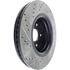 Centric 127.67064CL Disc Brake Rotor Sportstop Cryo Drilled & Slotted Rotor, Left
