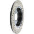 127.67071R by CENTRIC - Slotted Drilled Rotor