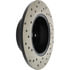 Centric 128.33038CL Disc Brake Rotor Sportstop Cryo Sport Drilled Rotor, Left