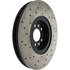 128.33094L by CENTRIC - Cross Drilled Rotor
