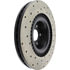 Centric 128.33095L Disc Brake Rotor Cross Drilled Rotor