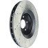 128.33100R by CENTRIC - Cross Drilled Rotor