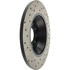 Centric 128.33104L Disc Brake Rotor Cross Drilled Rotor