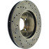 128.34013R by CENTRIC - Cross Drilled Rotor