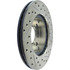 127.40005R by CENTRIC - Slotted Drilled Rotor