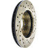 127.40011R by CENTRIC - Slotted Drilled Rotor