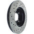 127.40013L by CENTRIC - Slotted Drilled Rotor