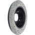 127.40024R by CENTRIC - Slotted Drilled Rotor