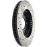 Centric 127.40028L Disc Brake Rotor Slotted Drilled Rotor