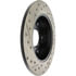 Centric 127.40040CL Disc Brake Rotor Sportstop Cryo Drilled & Slotted Rotor, Left