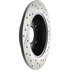 127.40040R by CENTRIC - Slotted Drilled Rotor