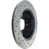 127.40041R by CENTRIC - Slotted Drilled Rotor