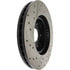Centric 127.40046CL Disc Brake Rotor Sportstop Cryo Drilled & Slotted Rotor, Left