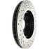 Centric 127.40046CR Disc Brake Rotor Sportstop Cryo Drilled & Slotted Rotor, Right
