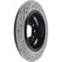 Centric 127.40058CL Disc Brake Rotor Sportstop Cryo Drilled & Slotted Rotor, Left