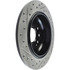 Centric 127.40058L Disc Brake Rotor Slotted Drilled Rotor