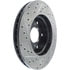 Centric 127.40064CL Disc Brake Rotor Sportstop Cryo Drilled & Slotted Rotor, Left