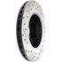 Centric 127.42041CL Disc Brake Rotor Sportstop Cryo Drilled & Slotted Rotor, Left