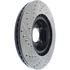 Centric 127.42074CL Disc Brake Rotor Sportstop Cryo Drilled & Slotted Rotor, Left