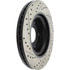 Centric 127.42096CL Disc Brake Rotor Sportstop Cryo Drilled & Slotted Rotor, Left