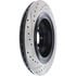 127.42105CL by CENTRIC - Sportstop Cryo Drilled & Slotted Rotor, Left