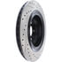 127.42105CR by CENTRIC - Sportstop Cryo Drilled & Slotted Rotor, Right