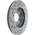 227.33023L by CENTRIC - Select Sport Drilled & Slotted Rotor, Left