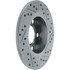 227.33057R by CENTRIC - Select Sport Drilled & Slotted Rotor, Right