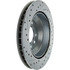 227.33078L by CENTRIC - Select Sport Drilled & Slotted Rotor, Left