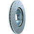 227.33098L by CENTRIC - Select Sport Drilled & Slotted Rotor, Left